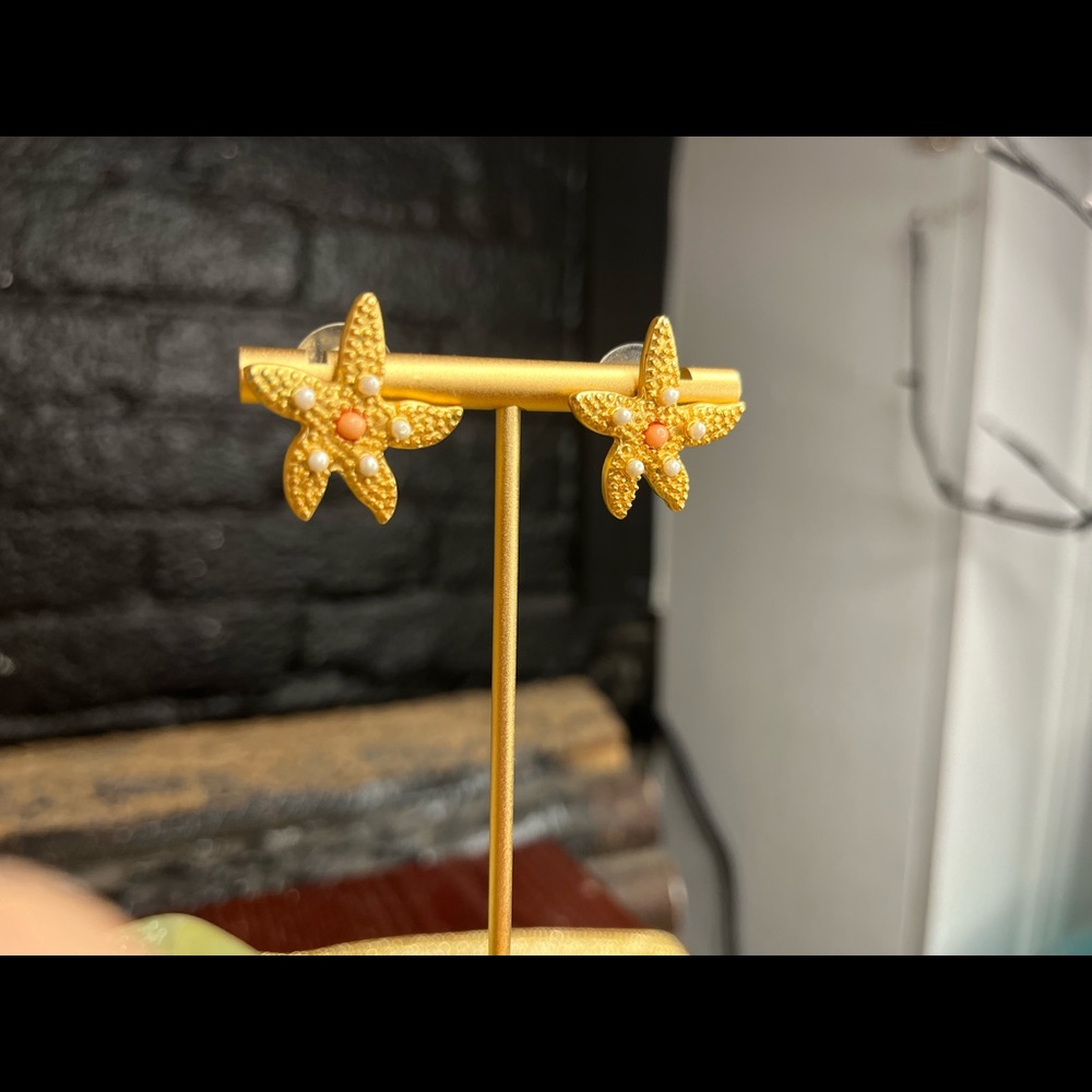 Vintage Madewell Starfish Earrings